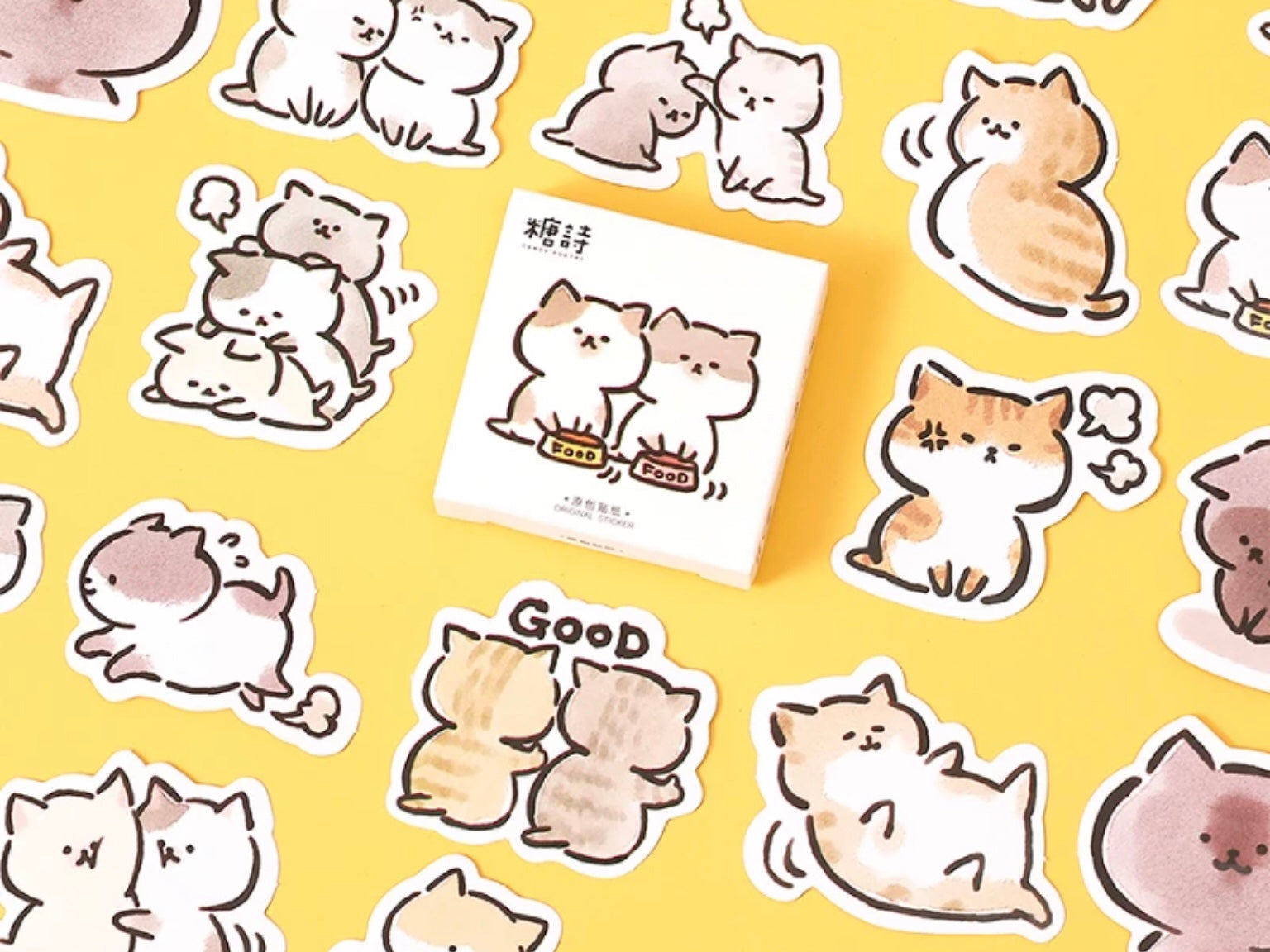 20 Sheets Cute Animal Bear Korean Letter Stickers Algeria