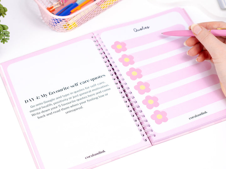 30 Day Self-Care Workbook Planner