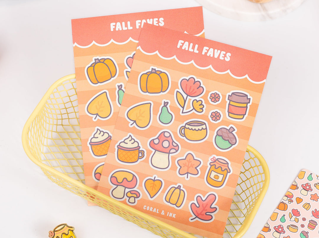 Fall Faves Sticker Sheet
