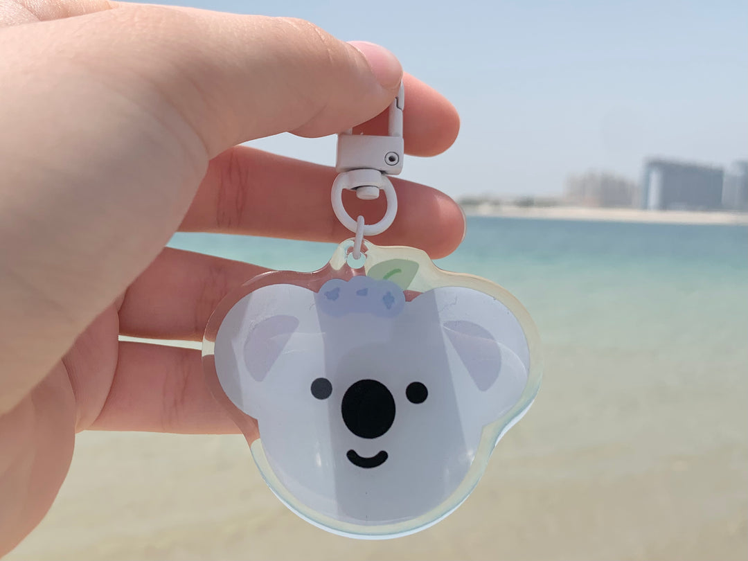 Blueberry Koala Keychain