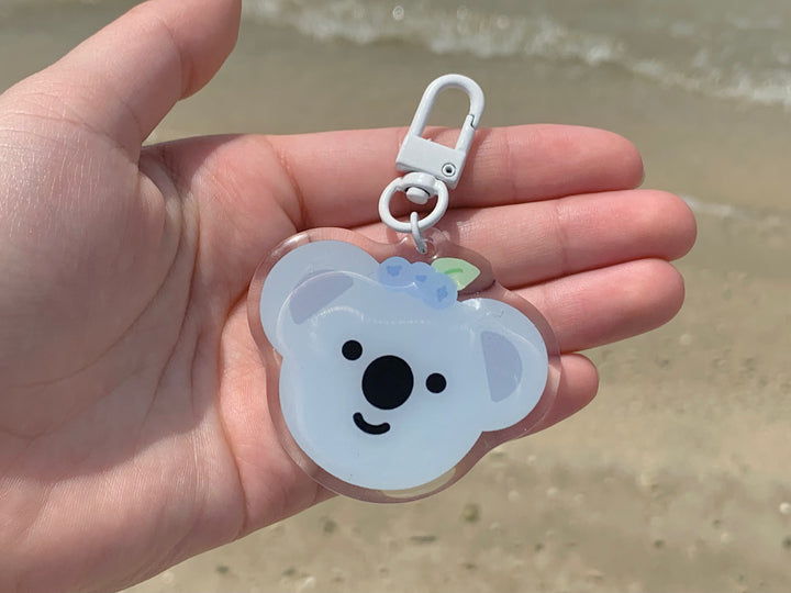 Blueberry Koala Keychain