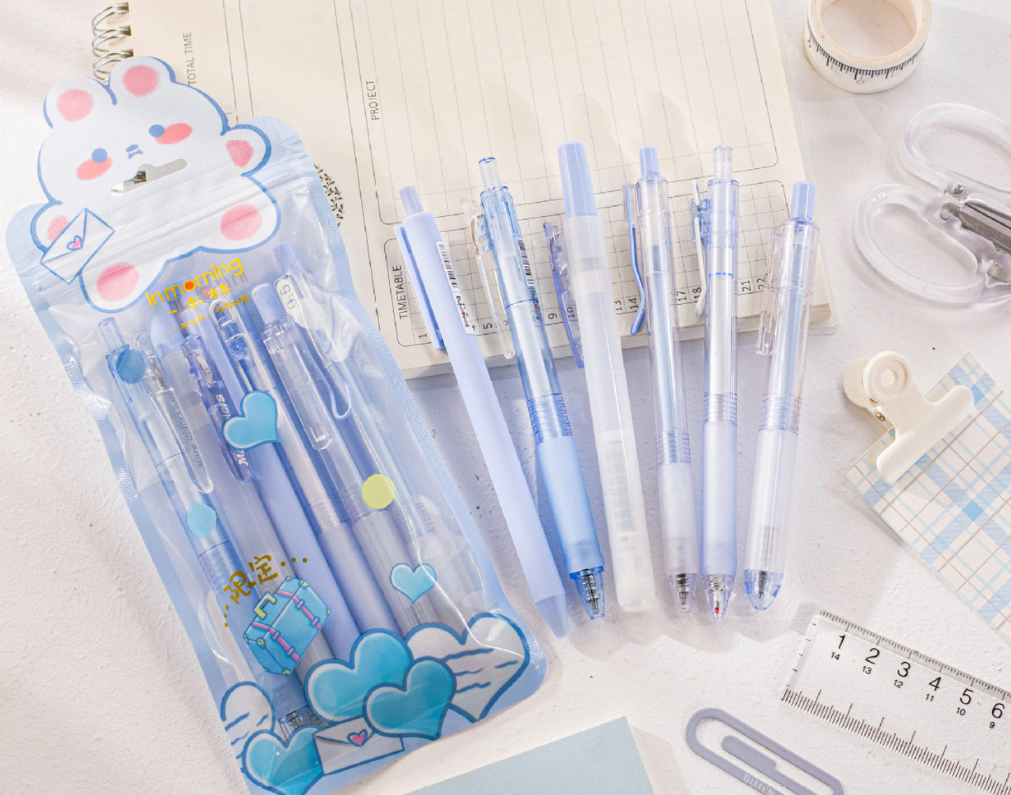 Set of 6 Journaling Pens coralandink