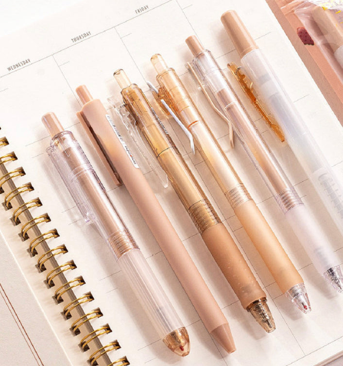 Set of 6 Journaling Pens coralandink