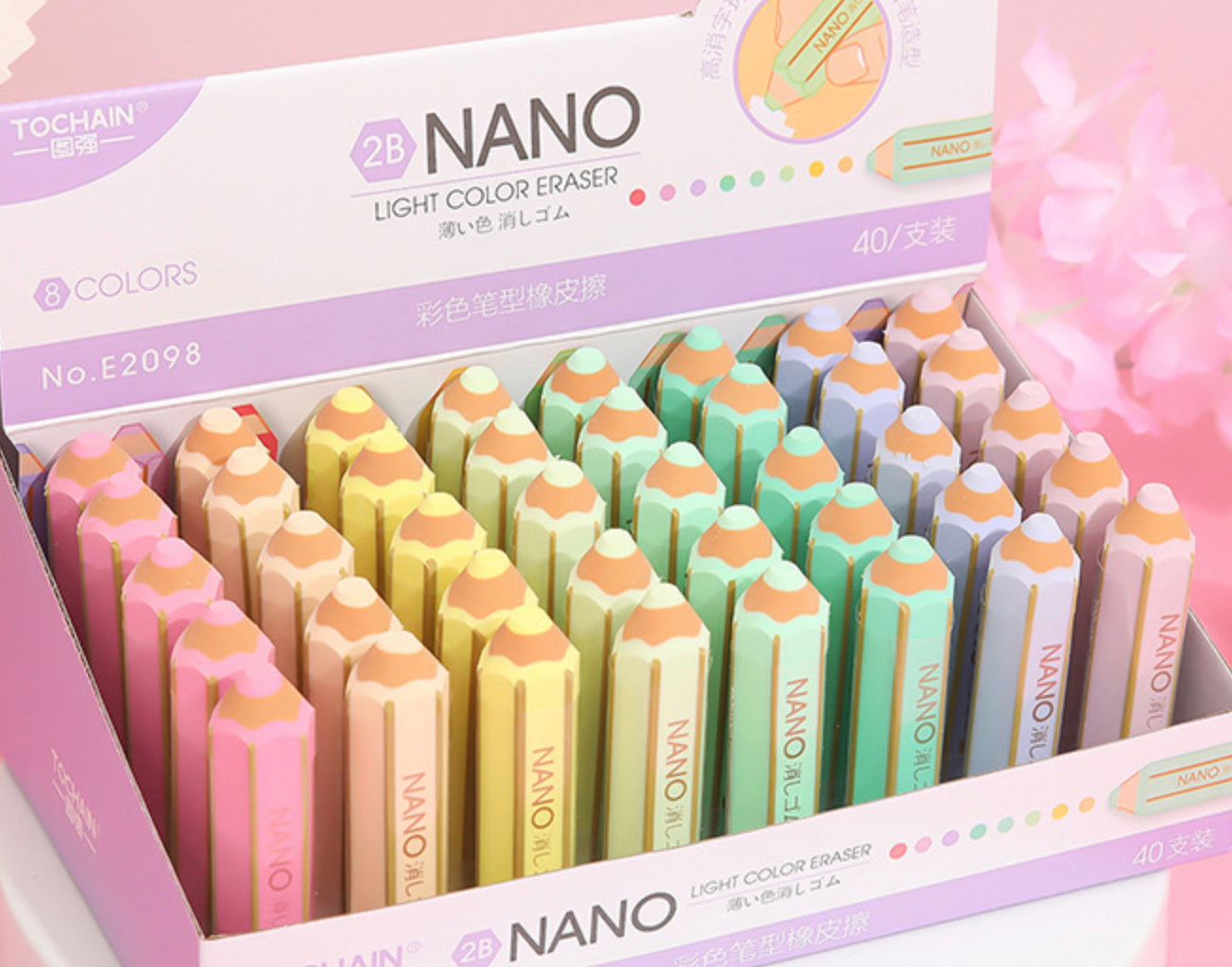 Mini Pencil Erasers