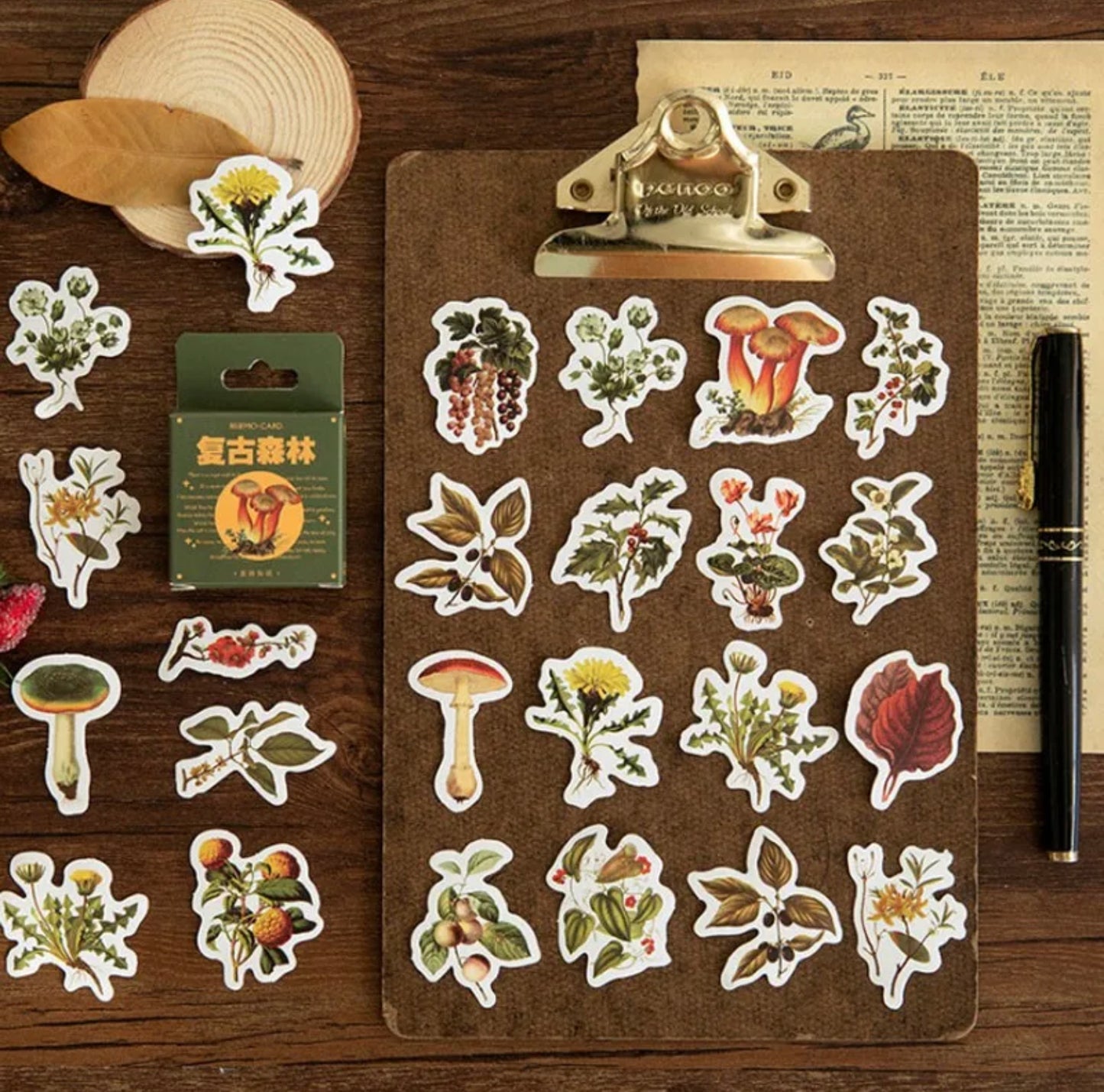 Autumn Forest Sticker Box