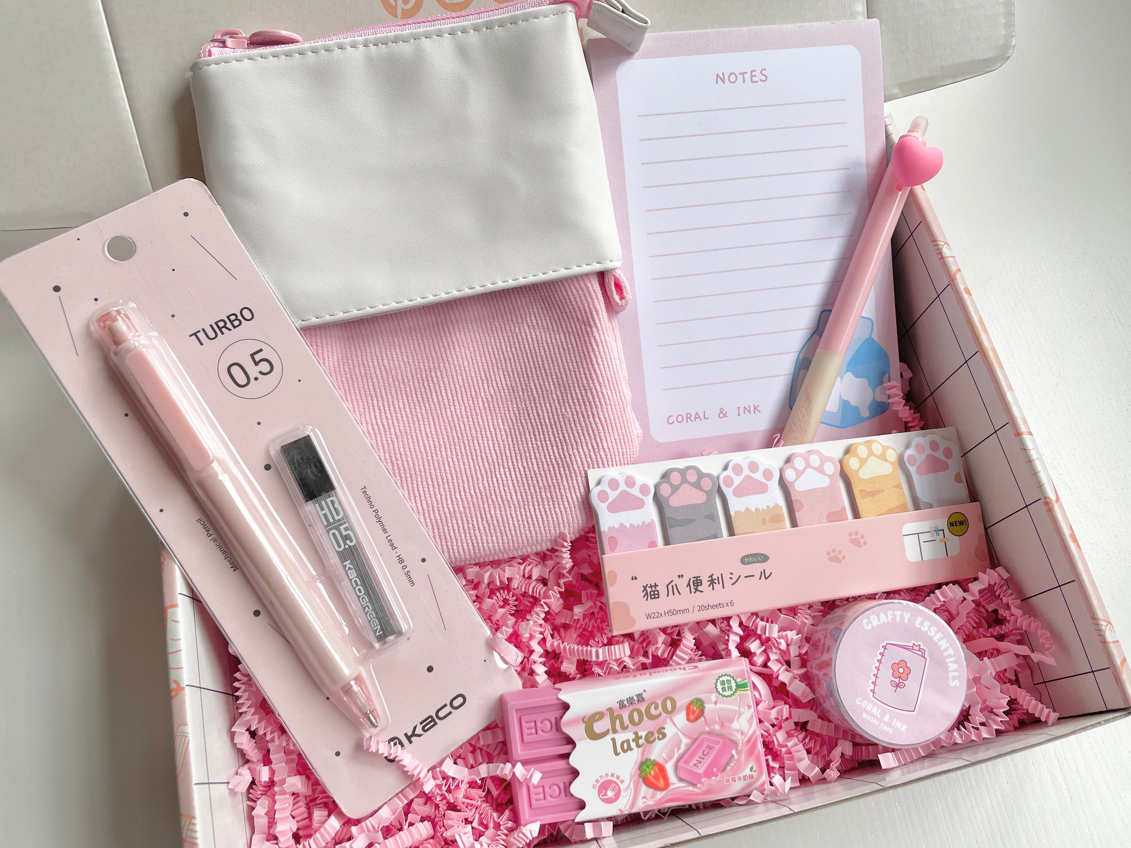 Kawaii shops stationery sample box