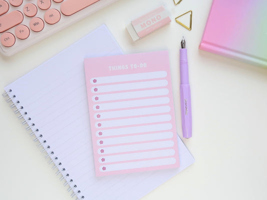Things To Do A6 Memo Pad
