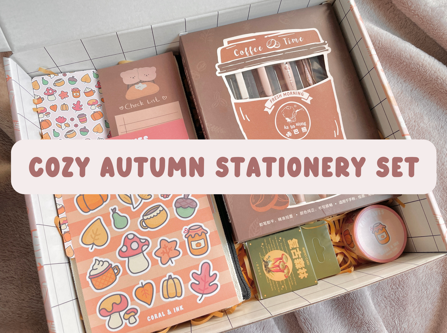 Cozy Autumn Stationery Set