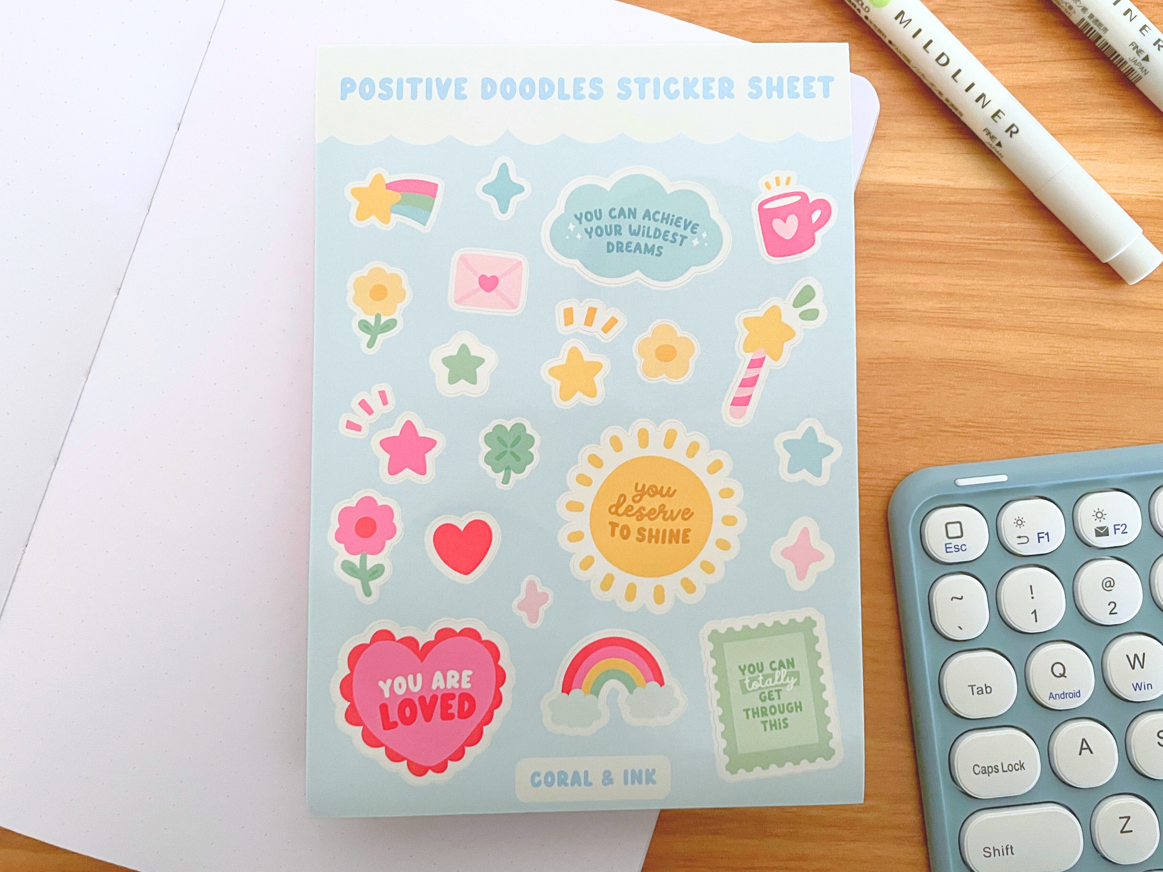 Positive Affirmations - Sticker SHEET