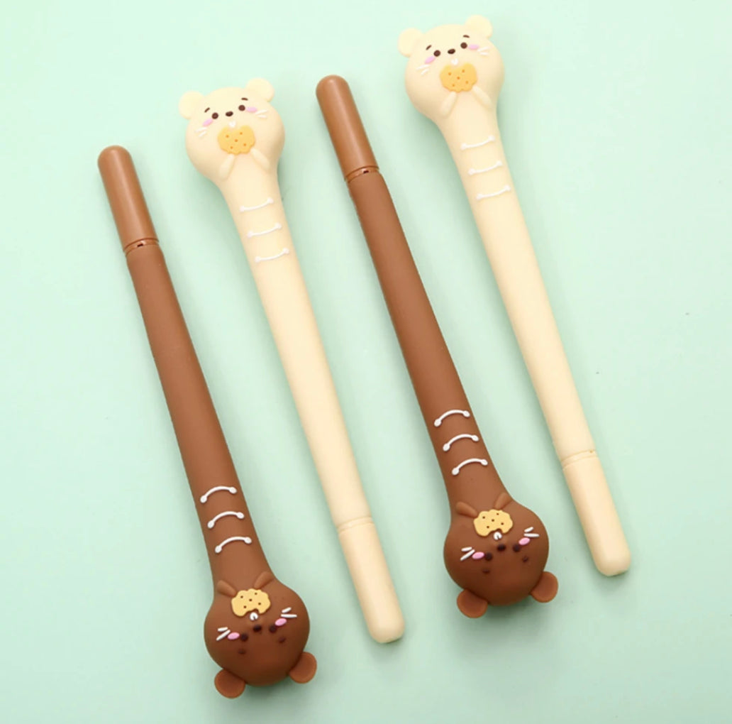 Hamster gel pens