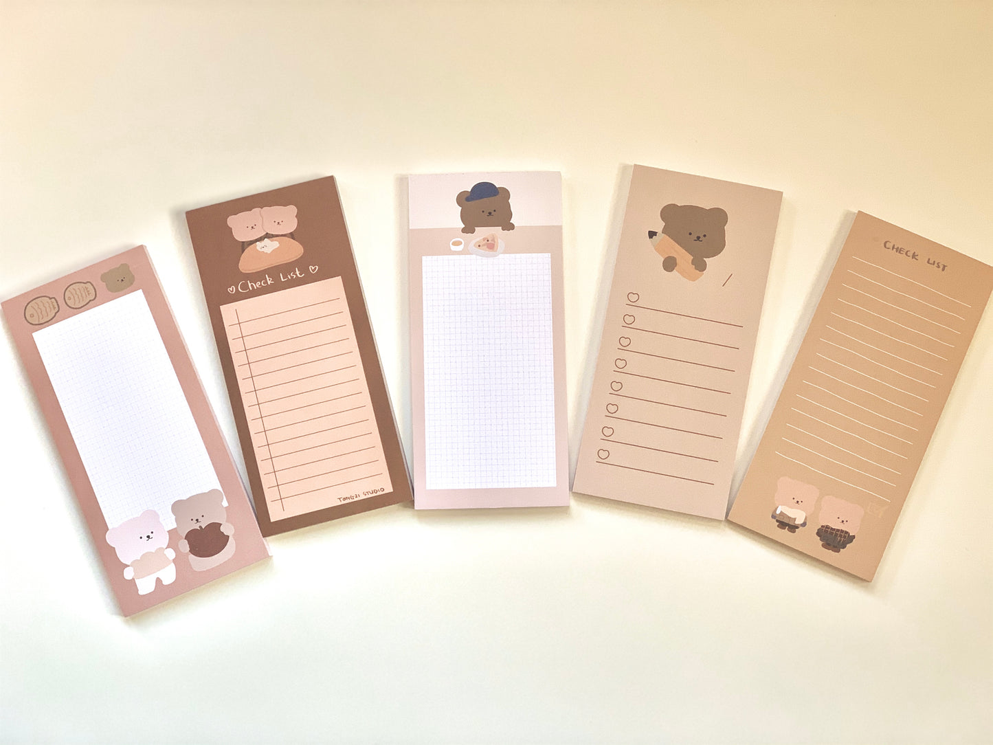 Kawaii Bear Memo Pads