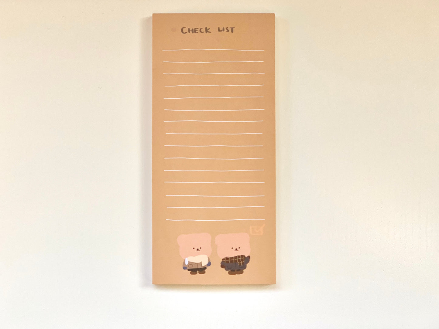 Kawaii Bear Memo Pads coralandink