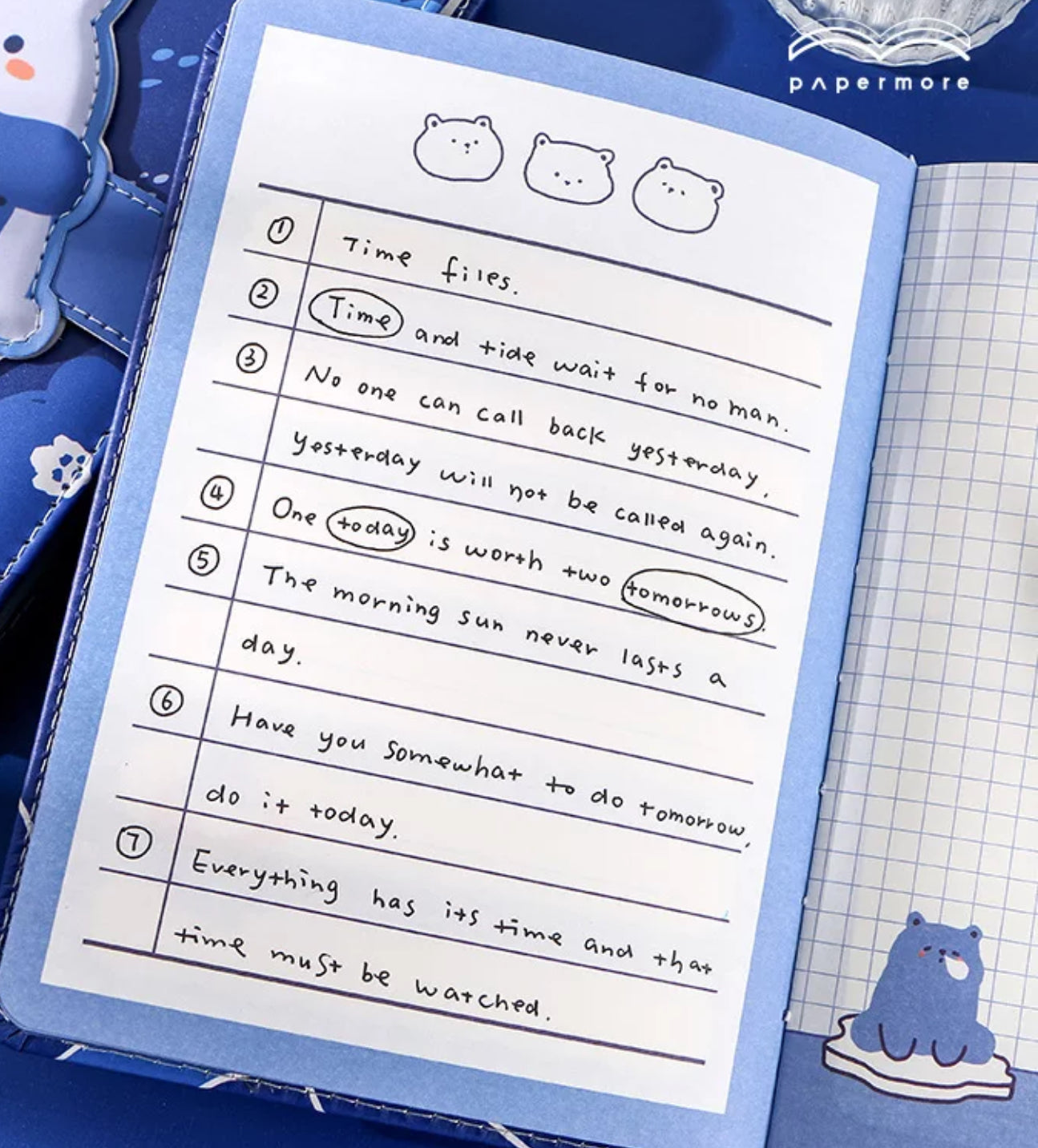 Kawaii Winter Animal Notebooks