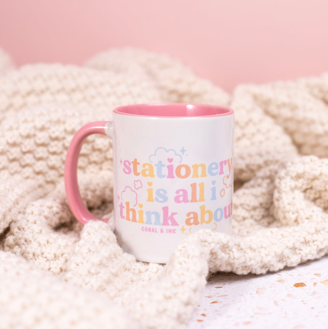 Stationery Is All I Think About Mug