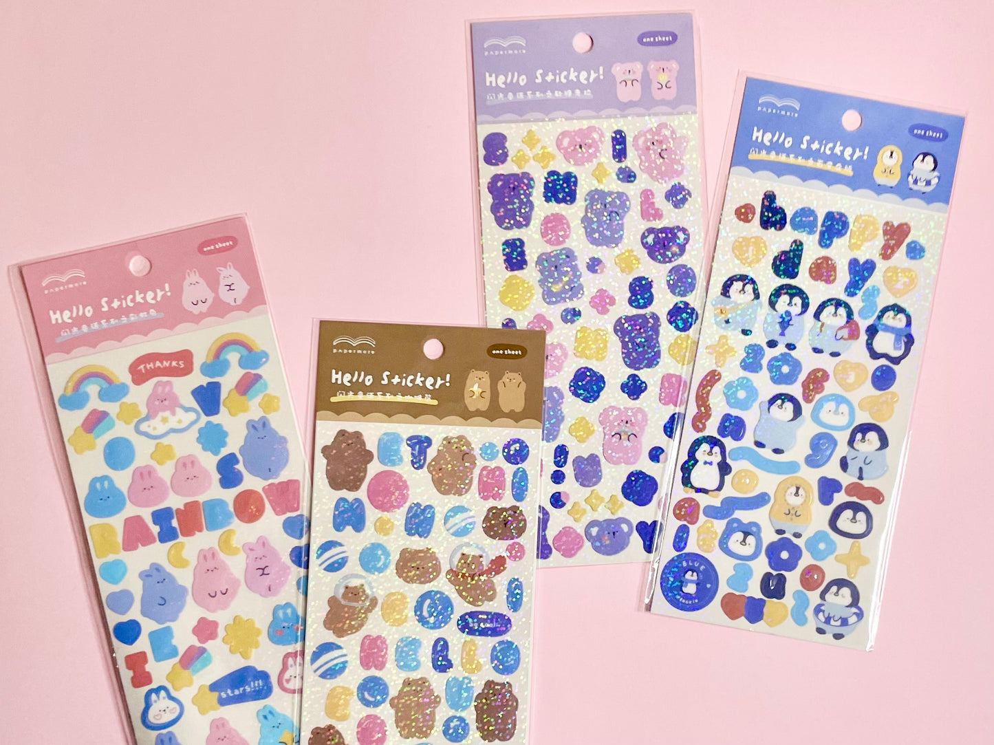 Kawaii Animal Sticker Sheet