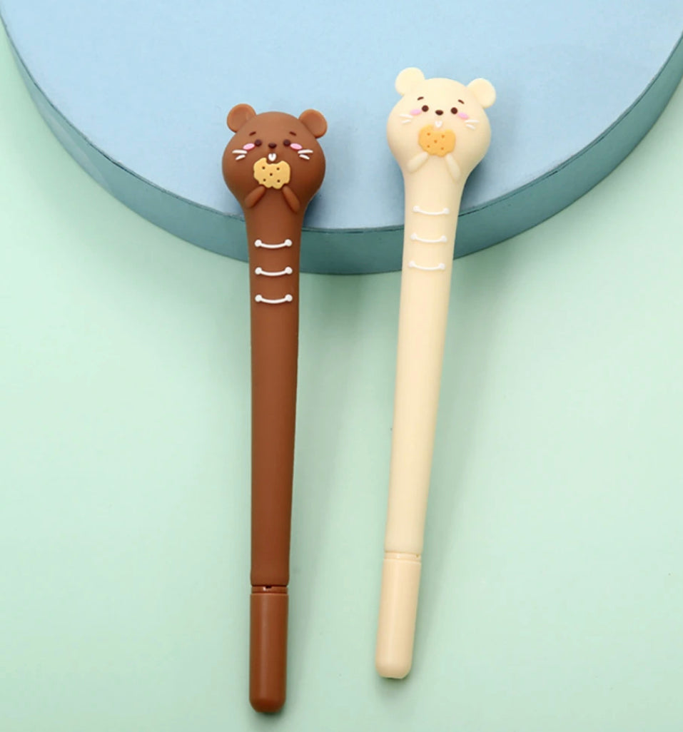 These super cute hamster gel pens are perfect for putting a smile on your face during study time.