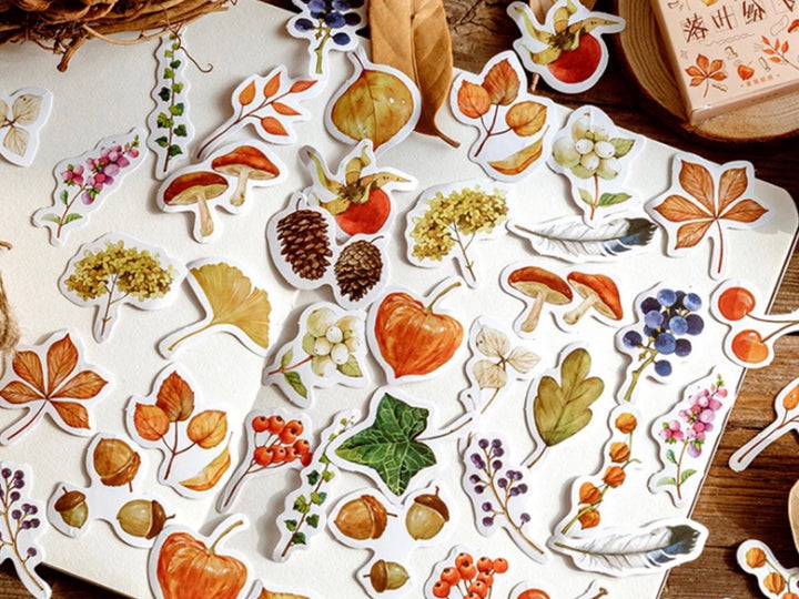 Autumn Forest Sticker Box
