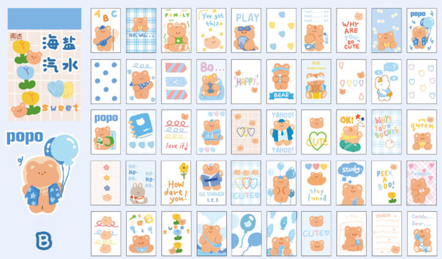 These super cute sticker books are perfect for journaling, planners, scrapbooking and more.