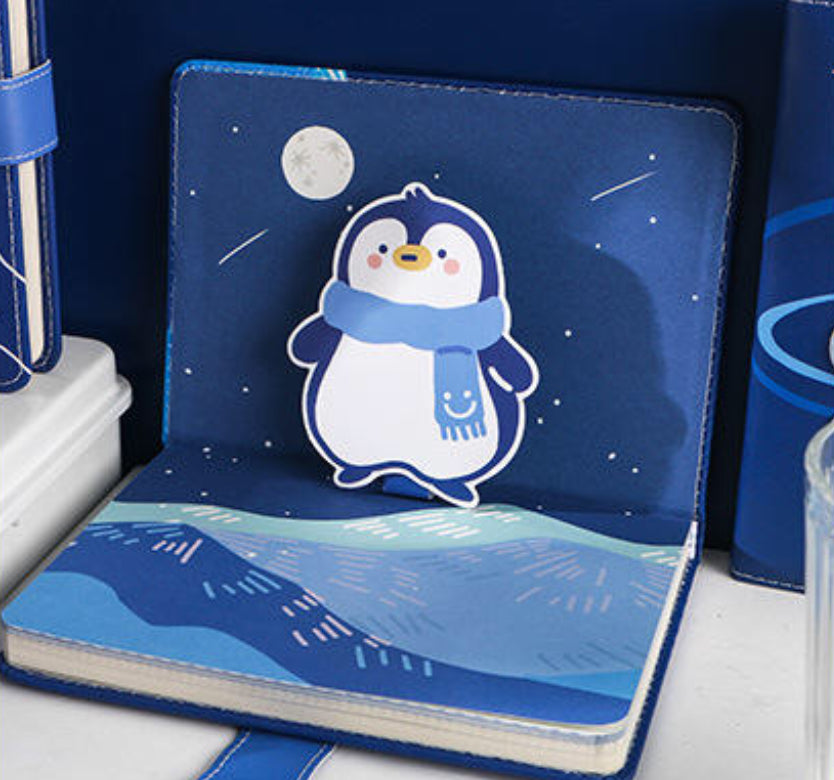 Kawaii Winter Animal Notebooks