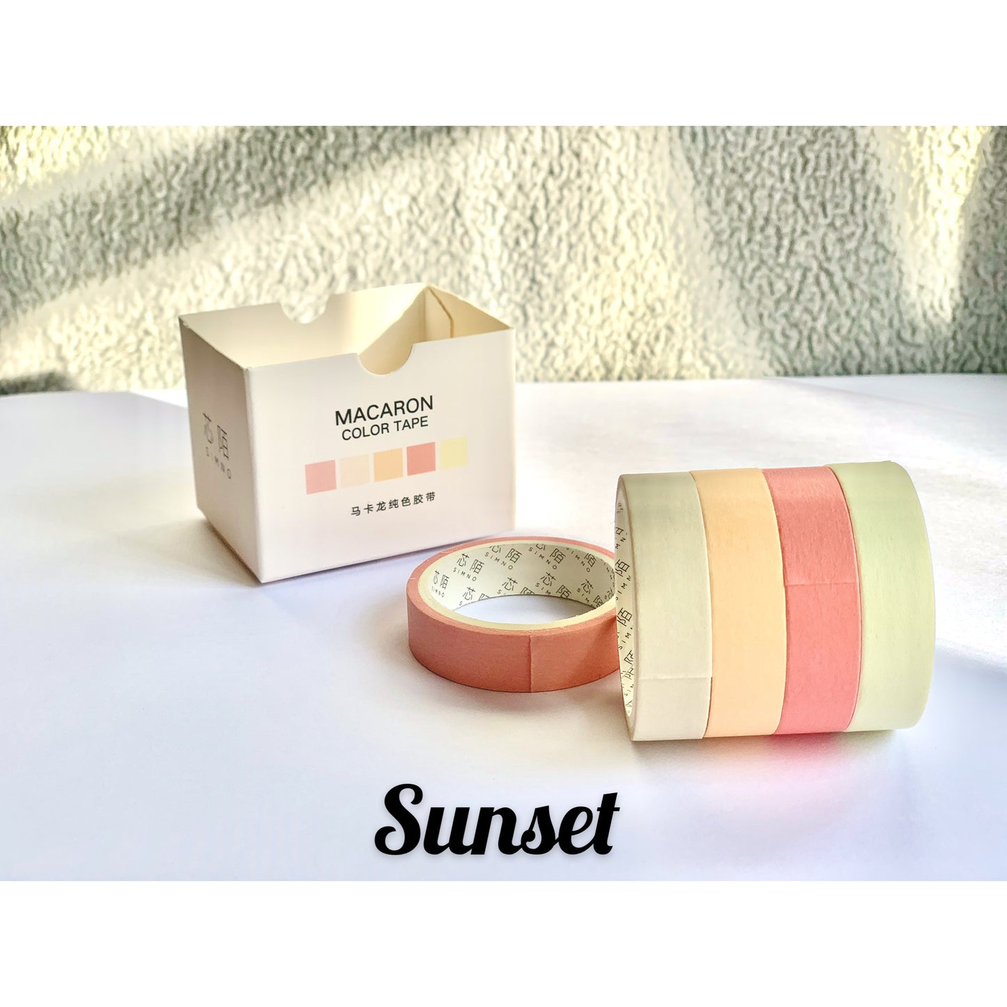 the sunset washi tape 5 pack from coral and ink