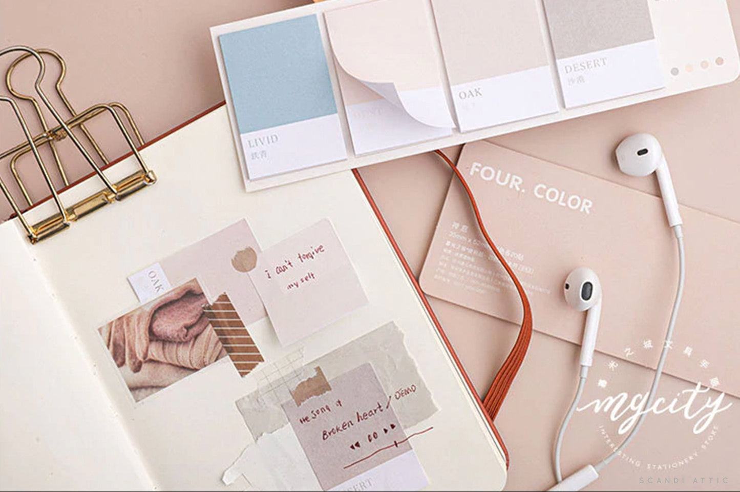 Pantone sticky notes