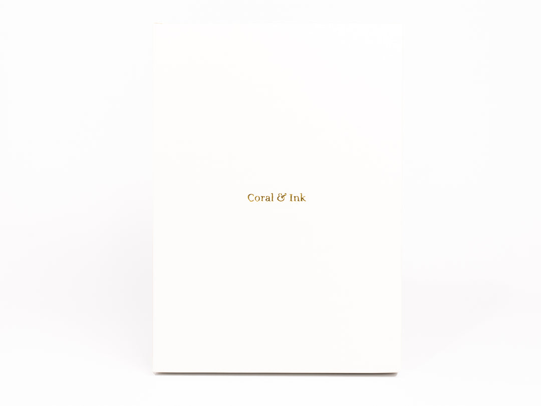 Snowflake Polaroid A5 Black Page Dot Grid Journal