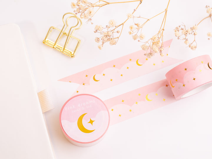 Pink Dreams Washi Tape coralanink