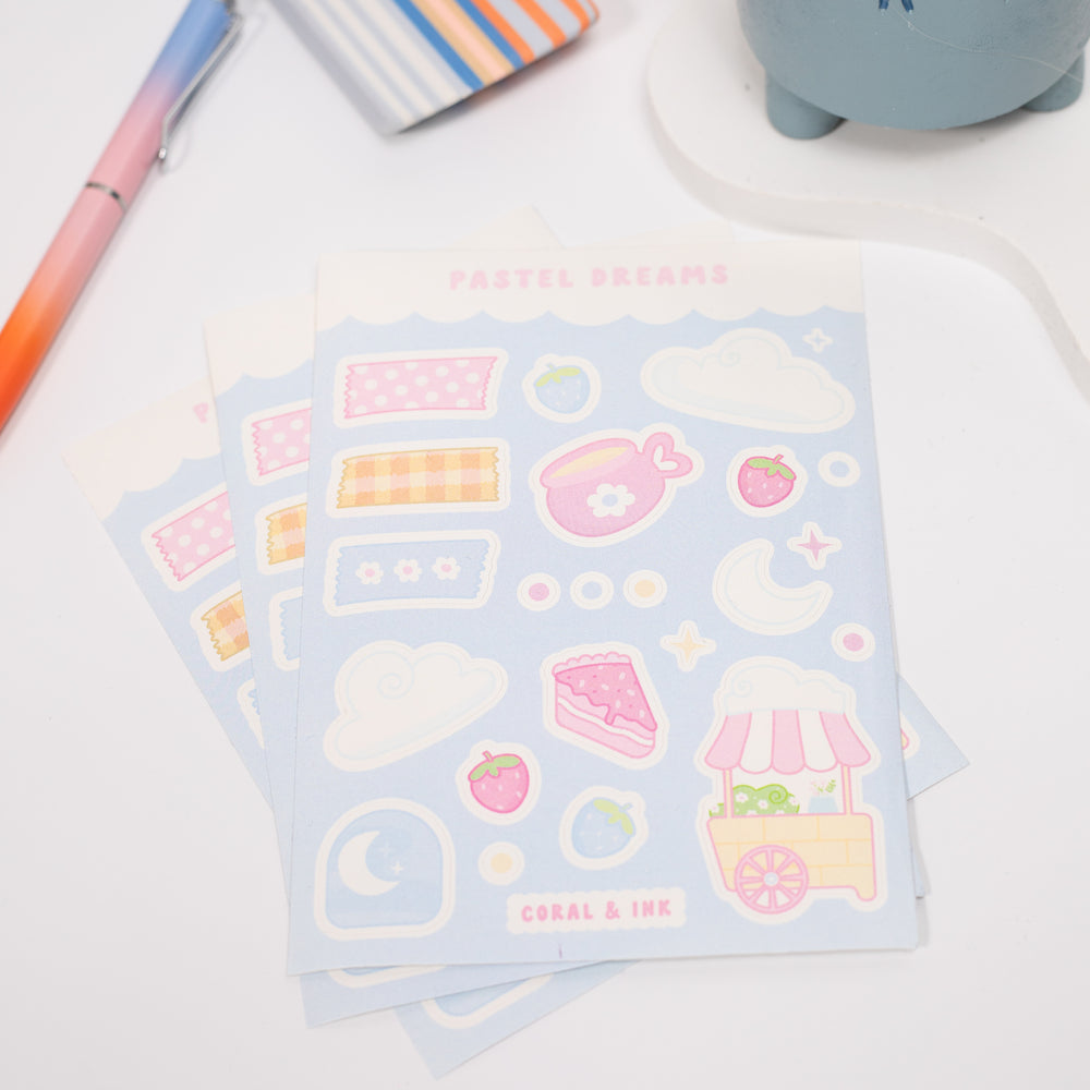 Pastel Dreams Sticker Sheet