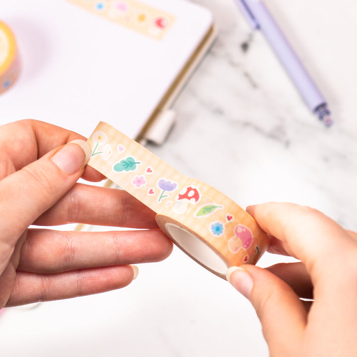 Mushroom Meadow Washi Tape