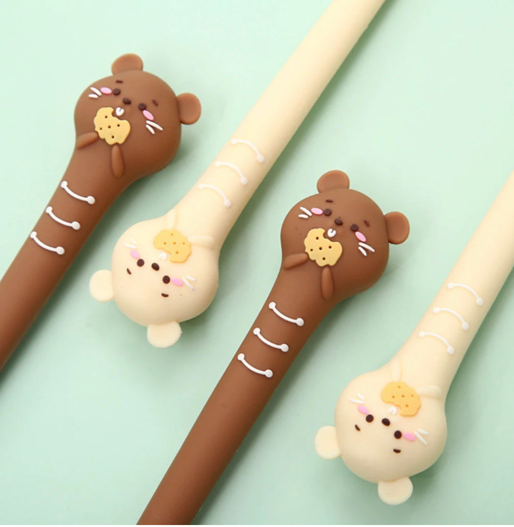 These super cute hamster gel pens are perfect for putting a smile on your face during study time.