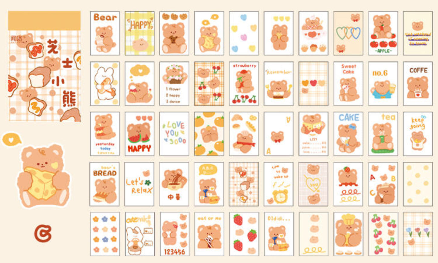These super cute sticker books are perfect for journaling, planners, scrapbooking and more.