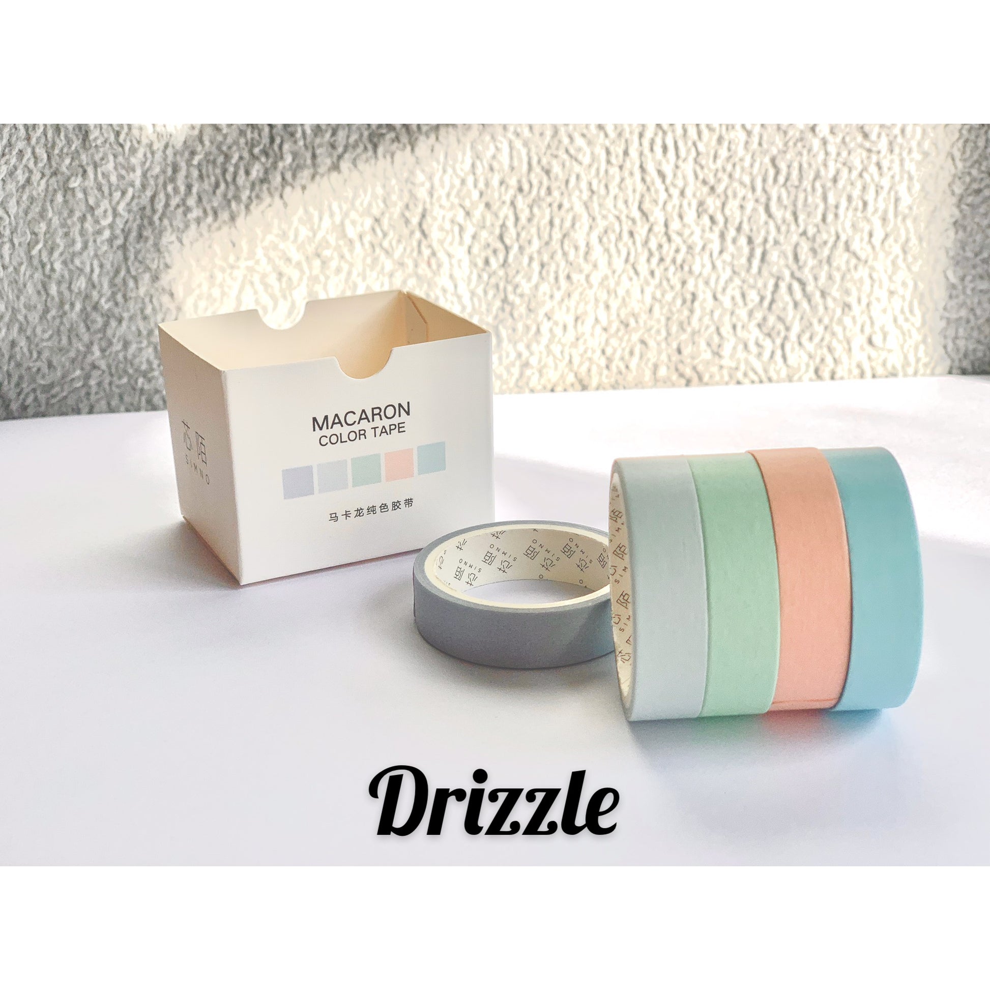 the drizzle washi tape 5 pack from coral and ink