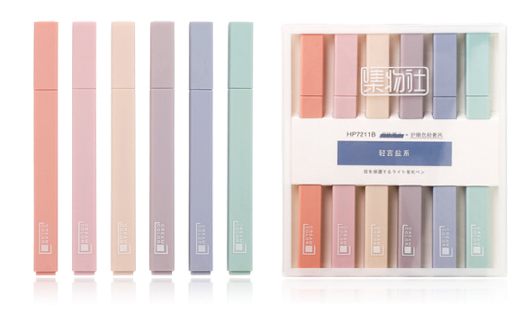 Coral & Ink’s muted pastel highlighter pens