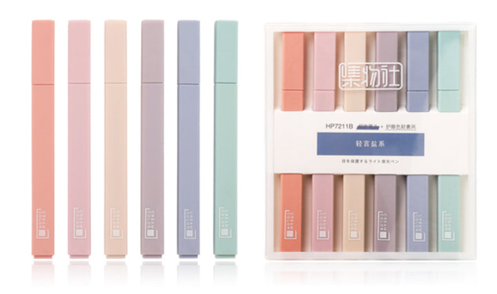Coral & Ink’s muted pastel highlighter pens