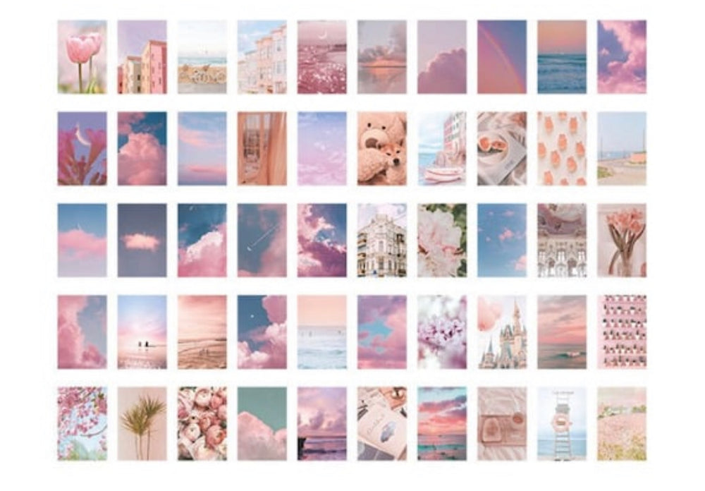 Mini Aesthetic Sticker Books coralandink