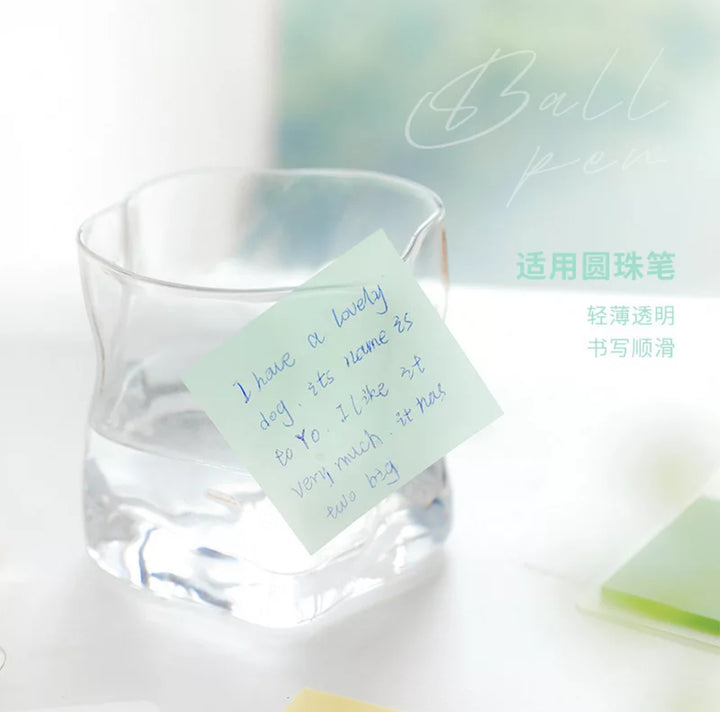 Coloured Transparent Sticky Notes
