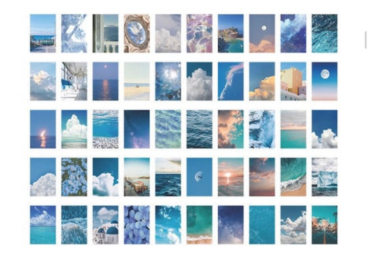 Mini Aesthetic Sticker Books coralandink