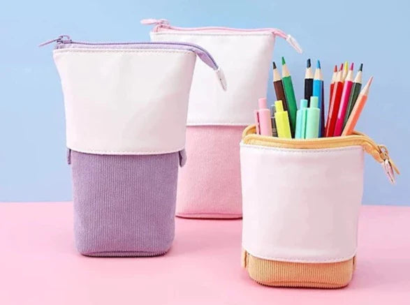 Coral & Ink's pop up pencil cases for organising cute stationery and study and journaling supplies