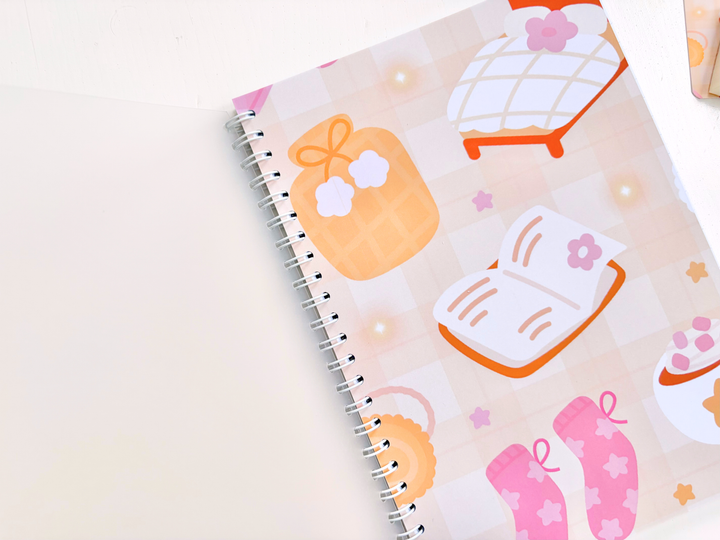 Cozy Sleepover A5 Lined Notebook