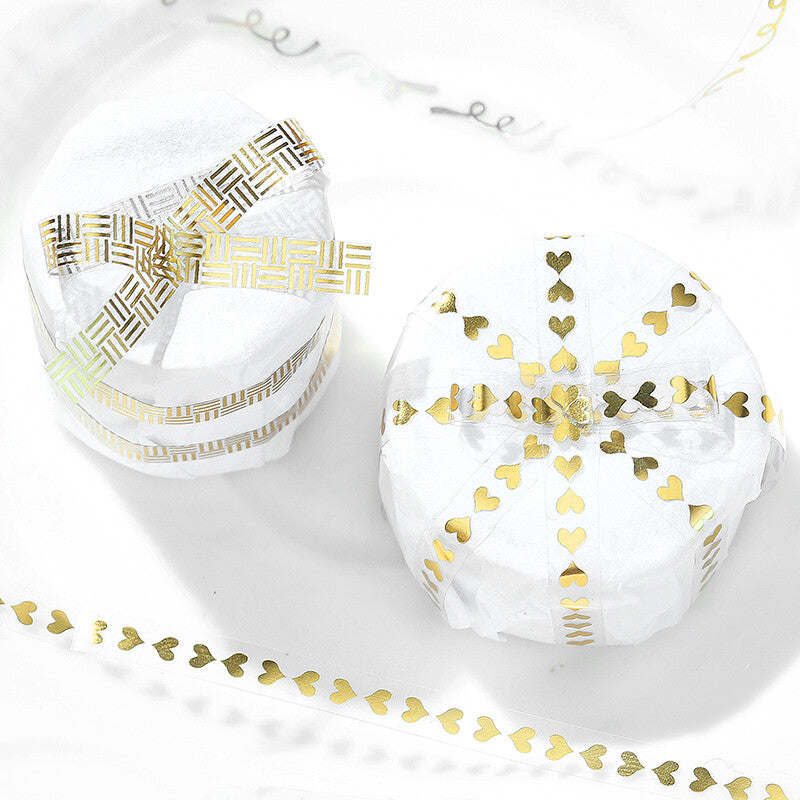 Holographic Foiled Pattern Clear PET Tape