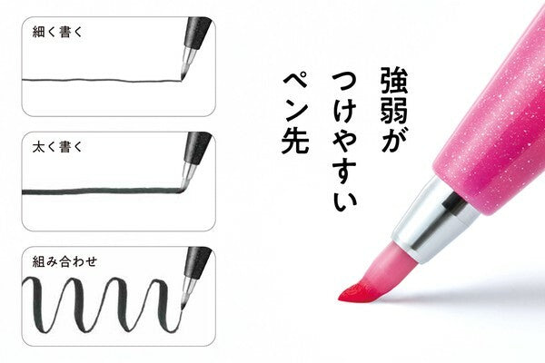 Brush Touch Sign Pen 6 Pack