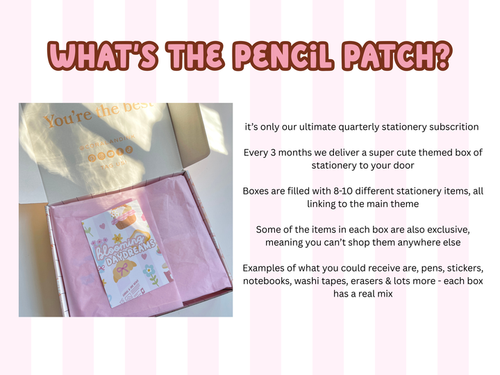 The Pencil Patch Stationery Subscription