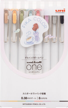 Uni-ball One Fika Color Gel Pen Set