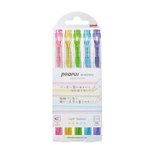 Propus Window Highlighter Pen Set Light Colour