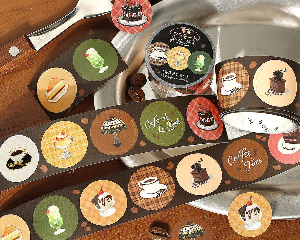 Cafe A La Mode Sticker Roll