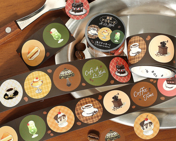 Cafe A La Mode Sticker Roll