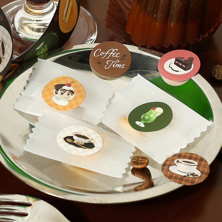 Cafe A La Mode Sticker Roll