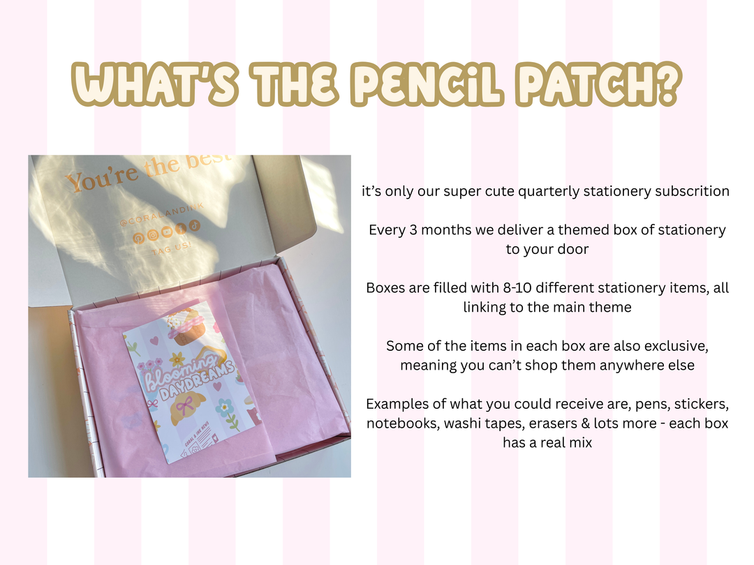 The Pencil Patch Stationery Subscription