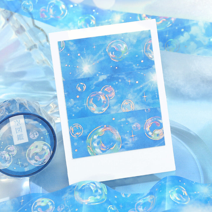 Iridescent Bubble PET Tape