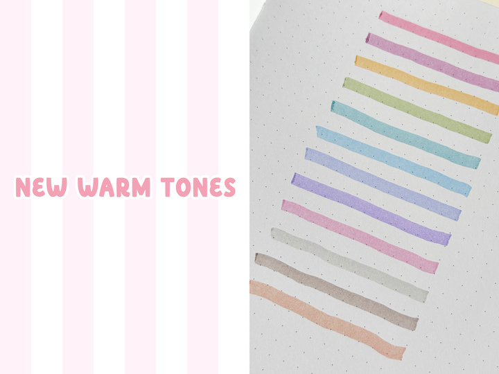 Set of 12 Milkyliner Highlighter Marker Pens